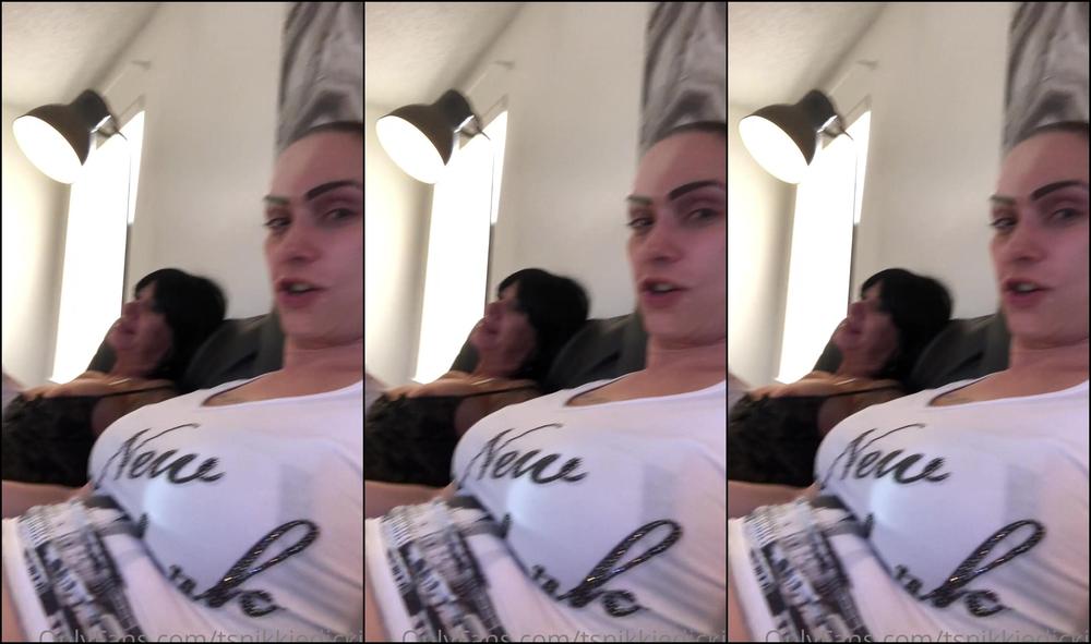 Tsnikkiedickie Me And Ts Robbieracks On Onlyfans Bored Waiting On A Husband And Wife Couple To Shoot A M