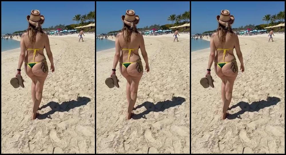 Longtoesally Nicknamed Longtoesally Stormy 04 23 2025 Onlyfans Video Walking On The Beach