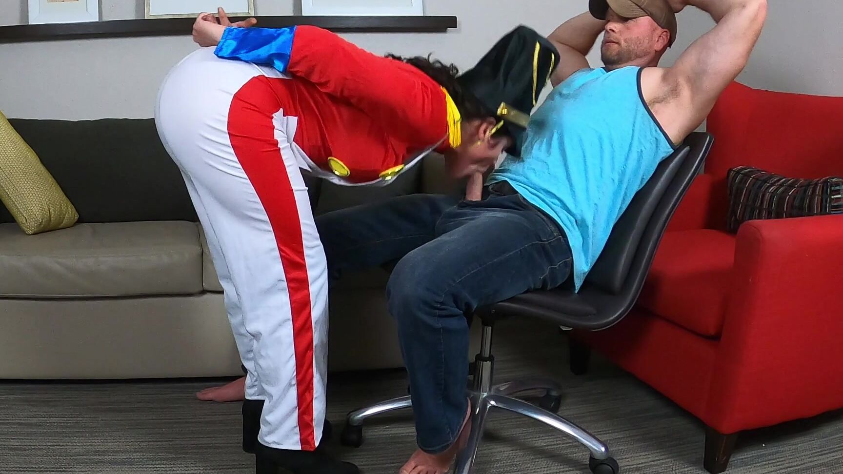 Sammi Starfish Toy Soldier Blowjob