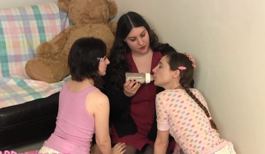 Abdreams Vanessa Feeds Two Babies