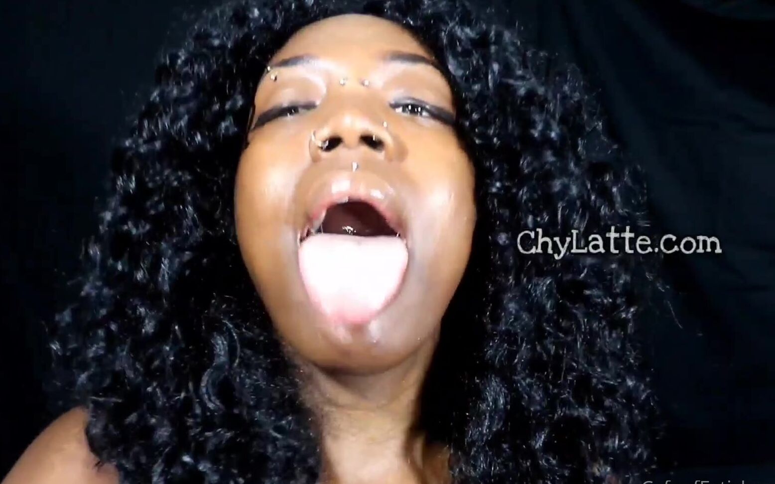 Chylattecafe Dripping Tongue Lust Come Closer The View Of My Long Tongue Is Perfect Crisp And Clear