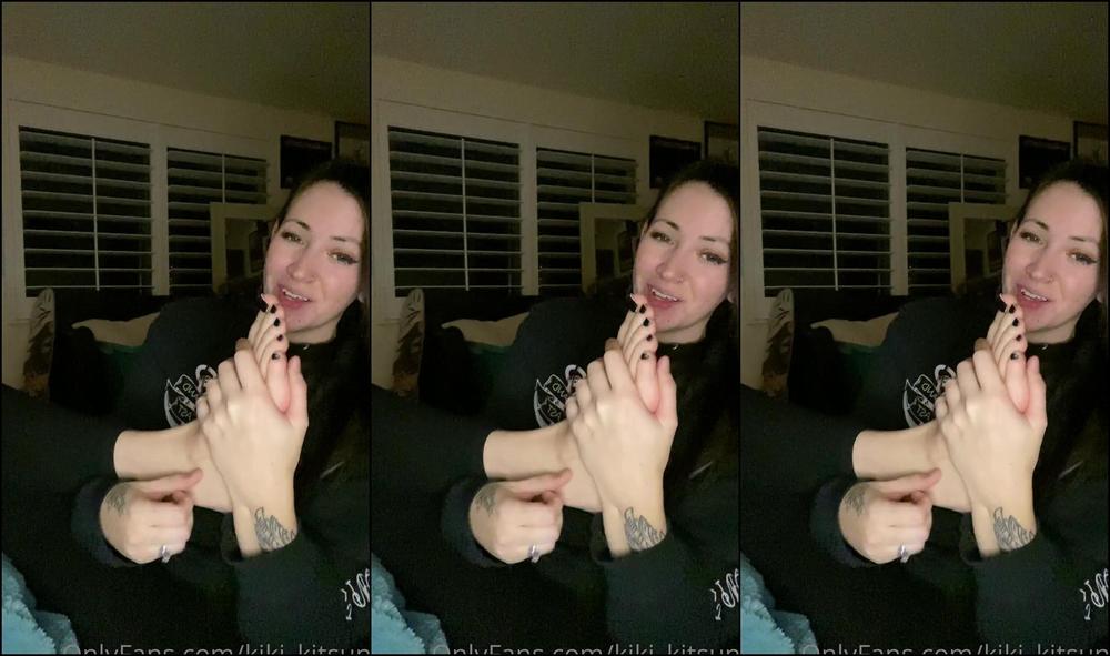 Kiki Kitsune Custom I Did Awhile Ago Worshiping My Smelly Feet While I Tell You How To Jerk Your Cock