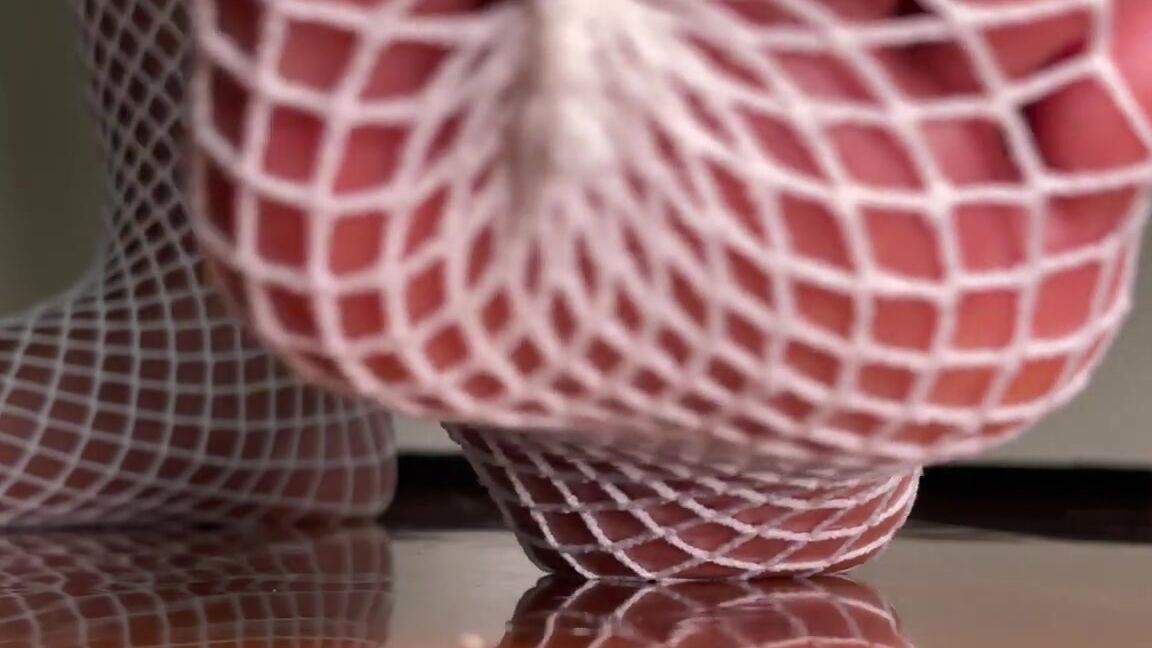 Giantess, Fishnets, Feet, Foot Fetish, Ebony Foot Fetish, SFW ebony giantess wears white fishnets ManyVids