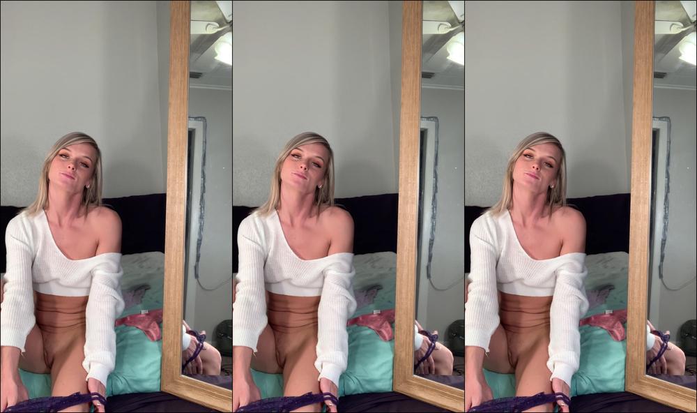 Blonde, Bra & Panties, Brat Girls, Panty Fetish, Princess trying on all my panties ManyVids