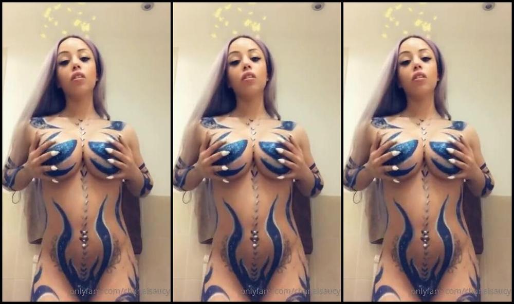 Chanel Saucy Nicknamed Chanelsaucy 03 07 2019 Onlyfans Video I Was So Horny From Being Painted Naked At My Photoshoot I Went Home Amp Rubbed