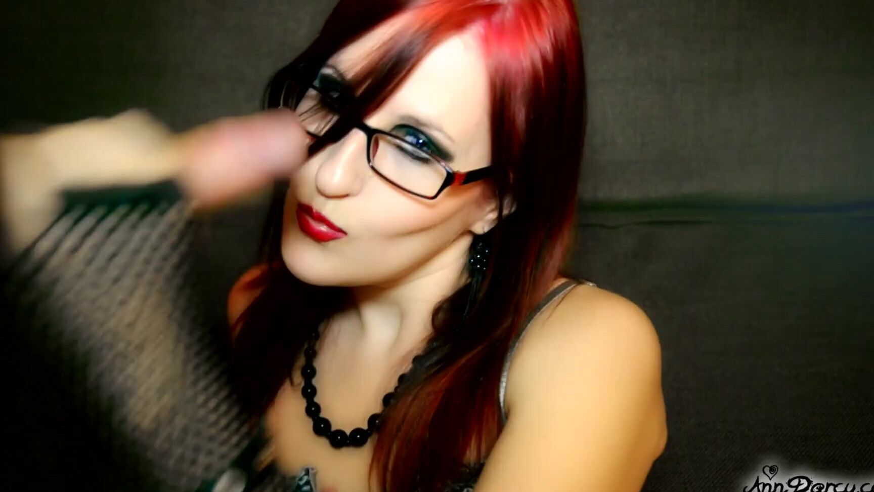 Anndarcy Cum On My Glasses After Handjob