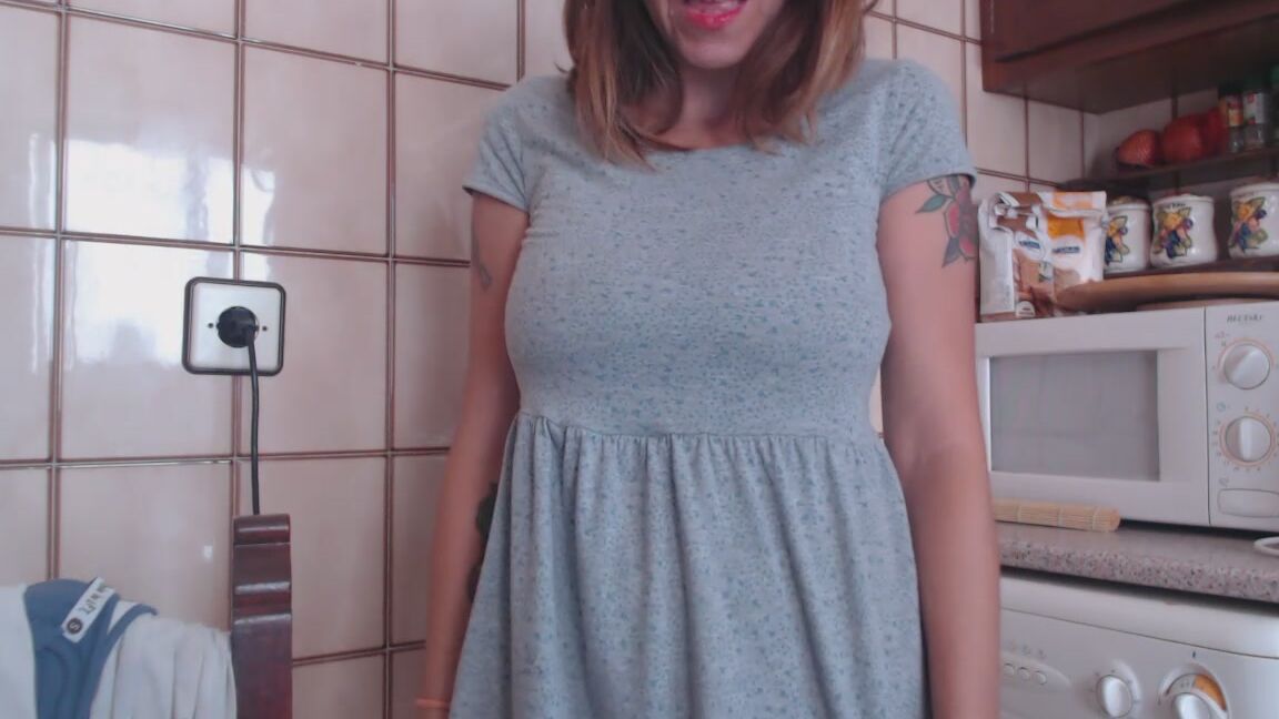 Iris Sadeyes Streaptease In The Kitchen