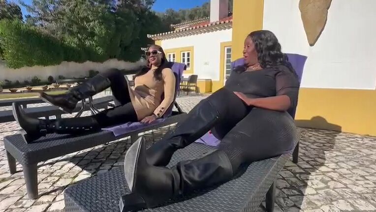 Madam Caramel Onlyfans Me And My Sister Misslorrainelnd Being Served By Our Bois At The Lisbon Femdom Retreat