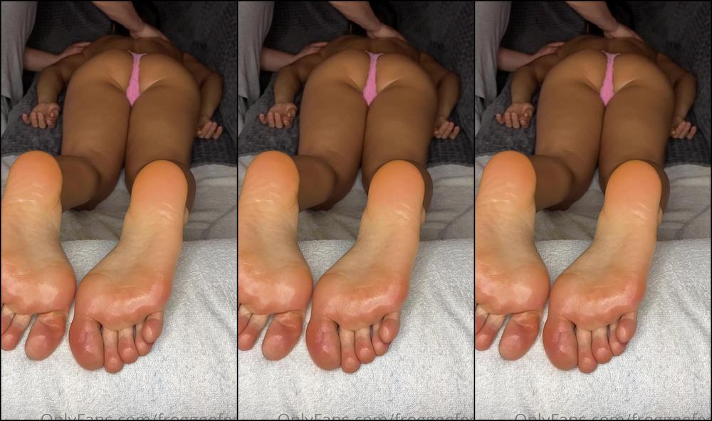 Froggeefeetvip Very Relaxing Massage Of My Back With Close Up On Soles What Part Of My Body Would You