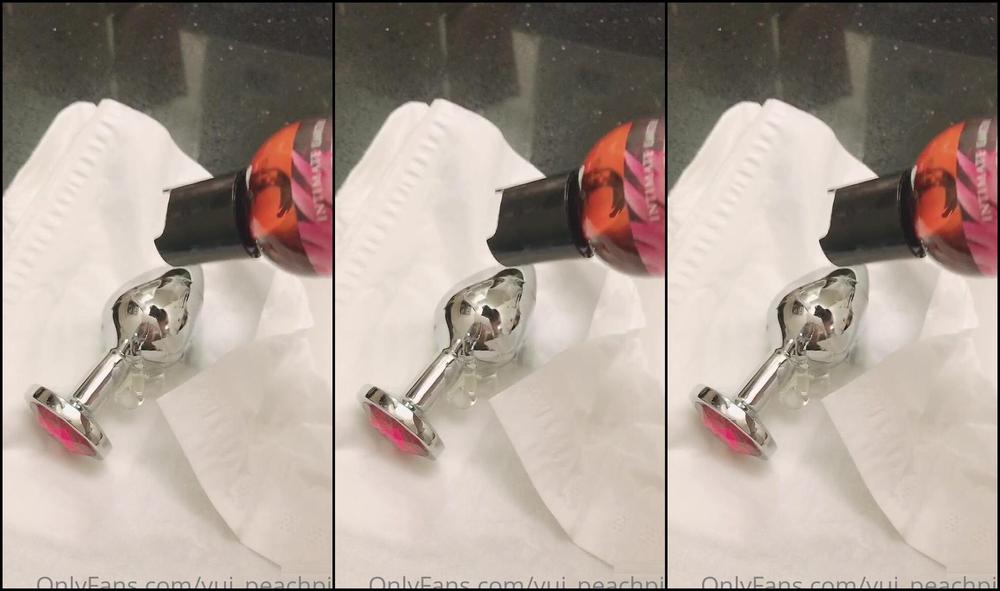 Selfie Solo Video This Is How I Put A Plug In If By Yui Peachpie From Onlyfans