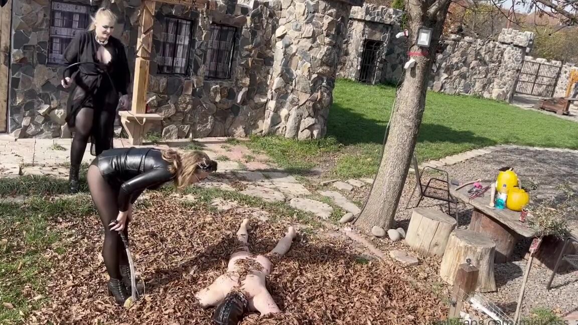 Mistress Zeida Onlyfans New Video Harsh Treatment In The Leaves