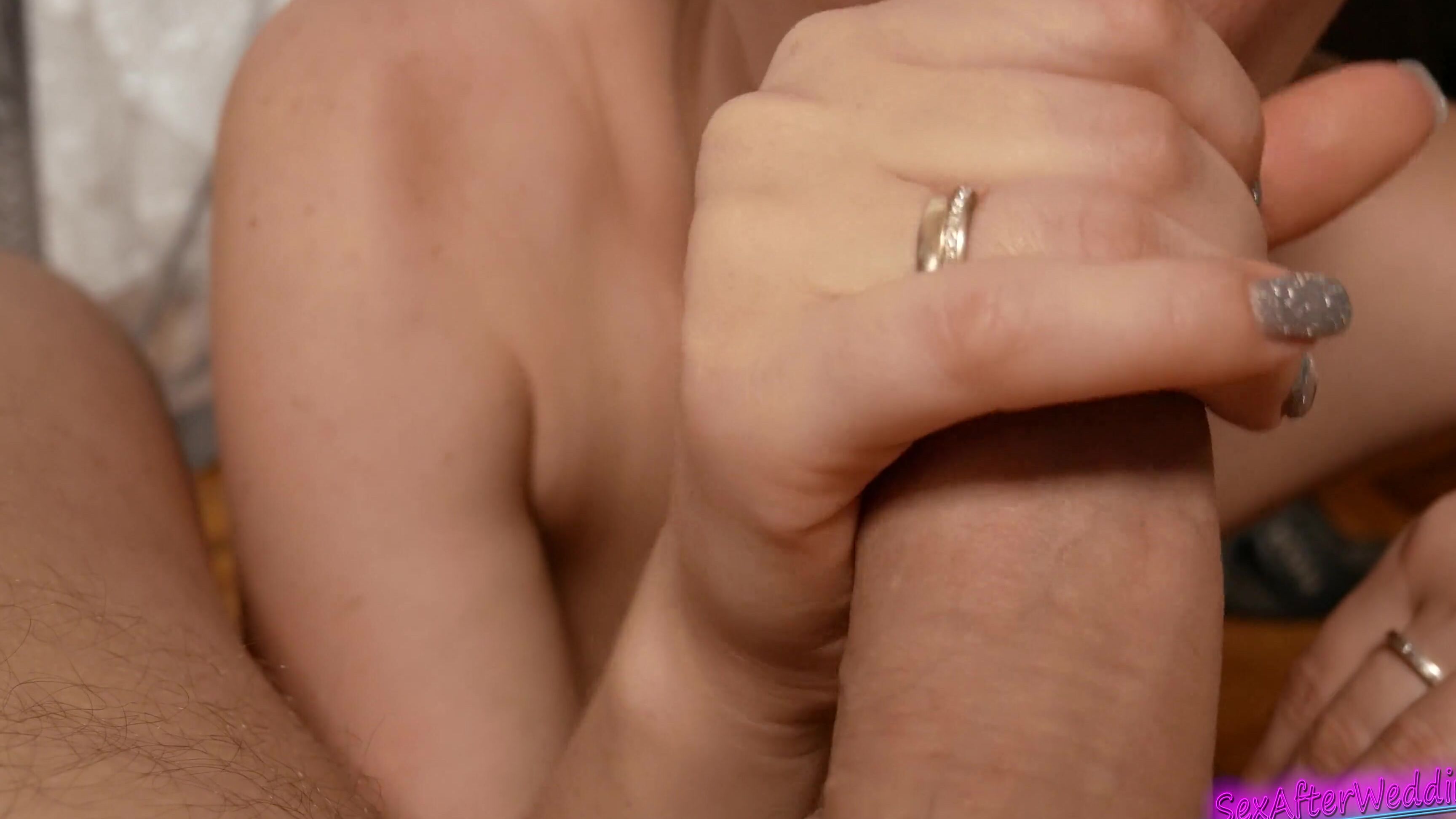 Sexafterwedding My Girl Tastes My Cum I Think She Like It