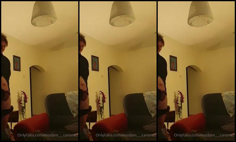 Madam Caramel Onlyfans Before Leaving Home Using My Hubby Slave