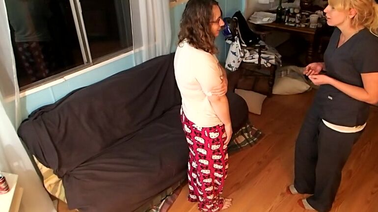 "LadyMissy" domestic discipline, hair brush spanking, otk spanking, spanking, spanking f/f Messing Around Kira Spanks Missy manyvids