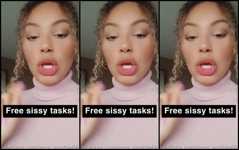 Mistress Sophie Nicknamed Mrs Sophie667 Onlyfans Free Sissy Tasks Today Video Dickratings For 15 Sissy Task Ratings For 10