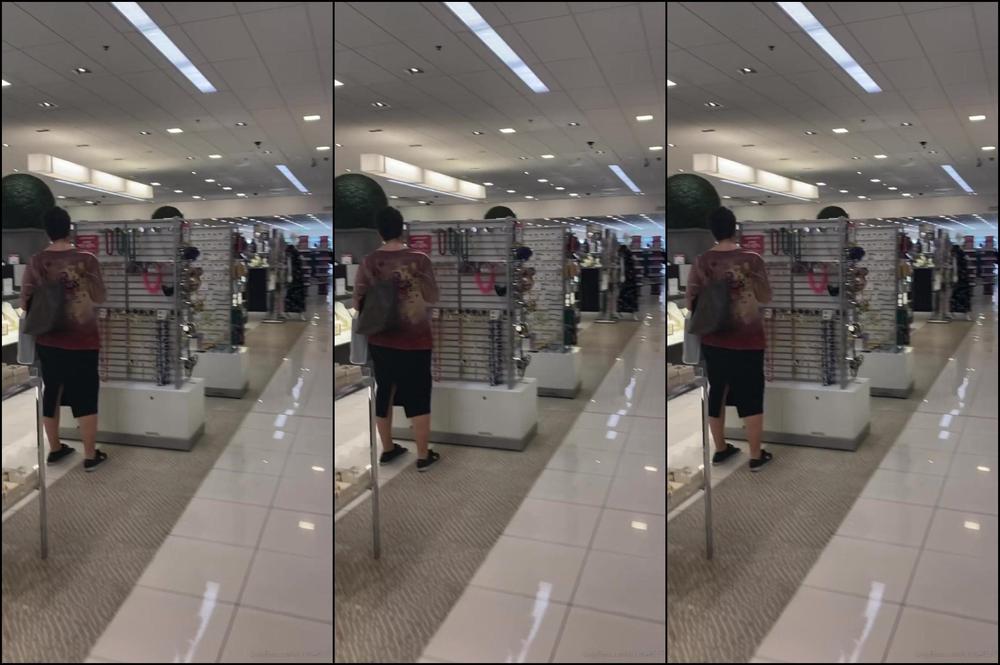 Allipark Public Mall Dressing Room Cum I Went To The Mall To Shop But Accidentally Sprayed