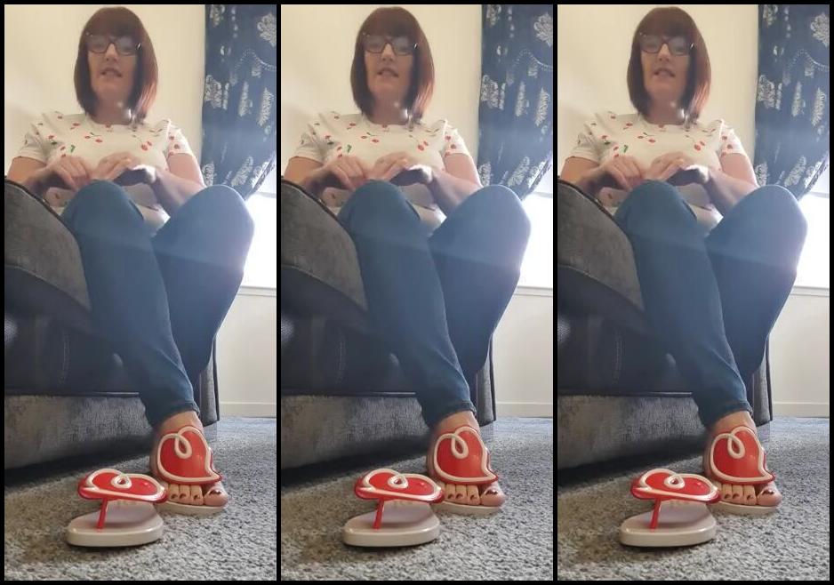 Miss B Nicknamed Missb52S Onlyfans 05 02 2021 Pvc Sandals Make For Delicious Sticky Feet