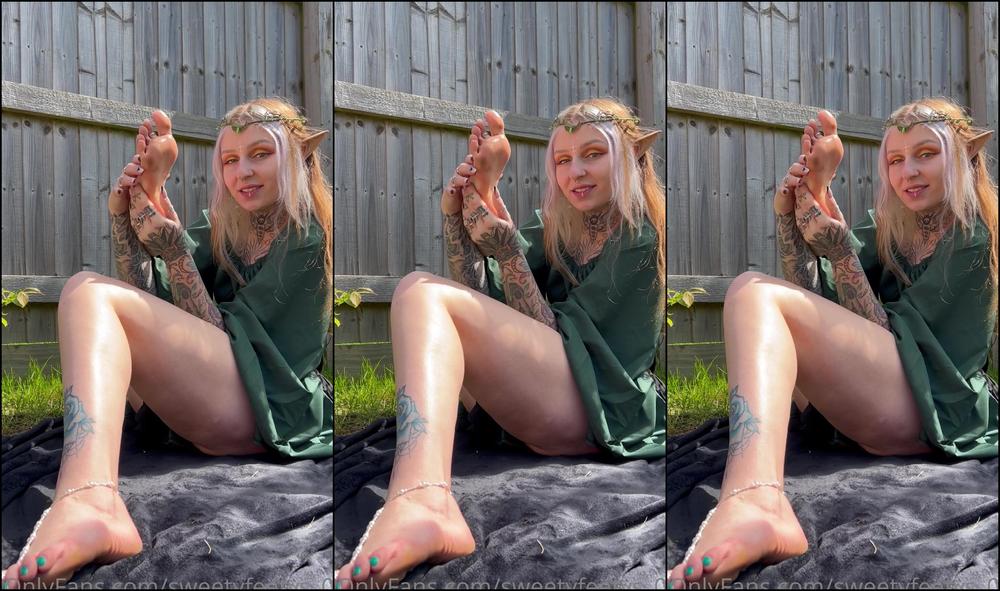 Sweetyfeetys Elf Girl Foot Self Worship Swipe For The
