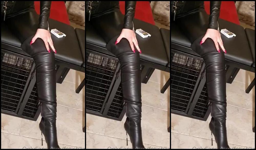 Fetishliza Onlyfans Join Me As I Light My Cigarette And Tease You With My Red Lips And Black