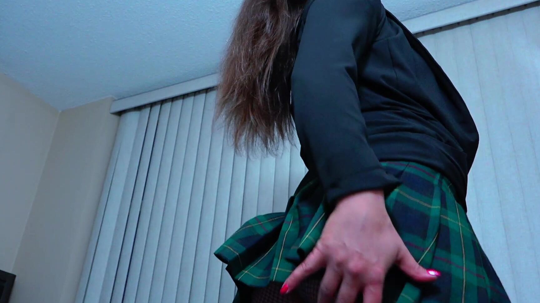 Alyssa Reece School Girl Upskirt Tease