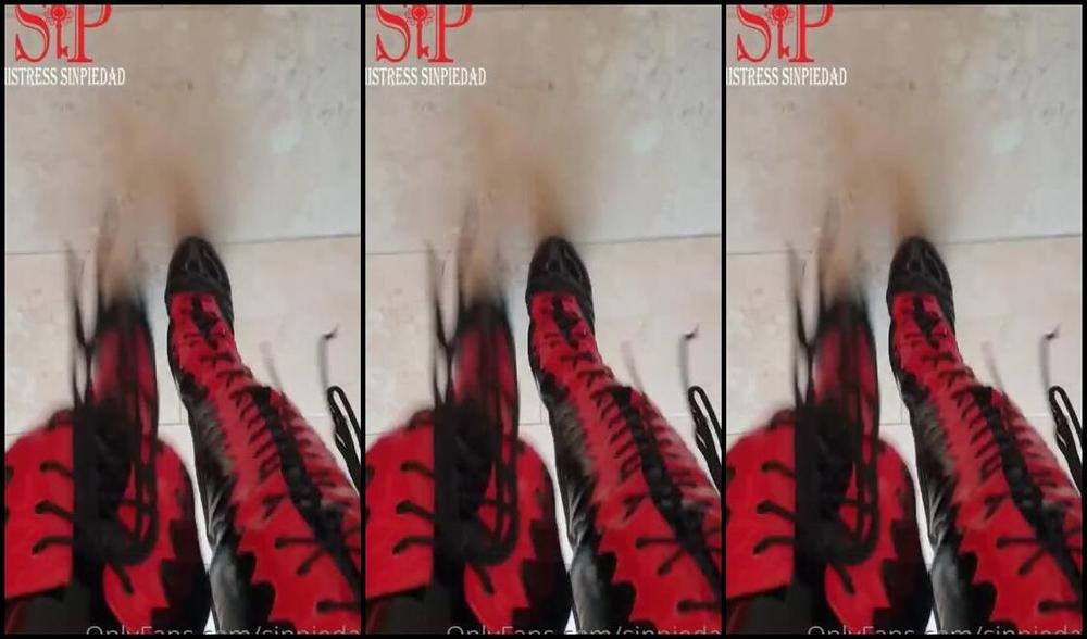 Mistress Sinpiedad Nicknamed Sinpiedad Onlyfans Im Ready For The First Morning Session With This Beautiful Boots Good Sunday From Marbella