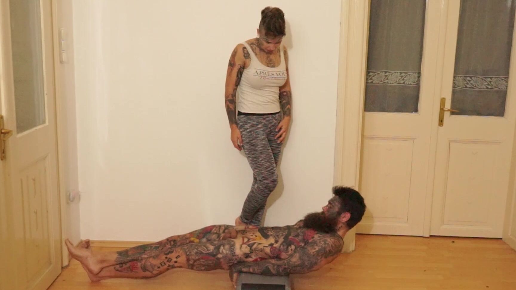 GymBabe - Extreme Step Board Trampling ManyVids