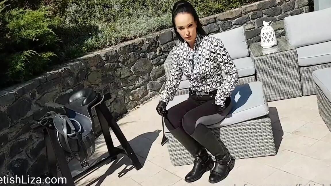Fetishliza Onlyfans Do You Want To Be My Stable Boy I Will Show You Your Tasks Ridingboots Bootlicker
