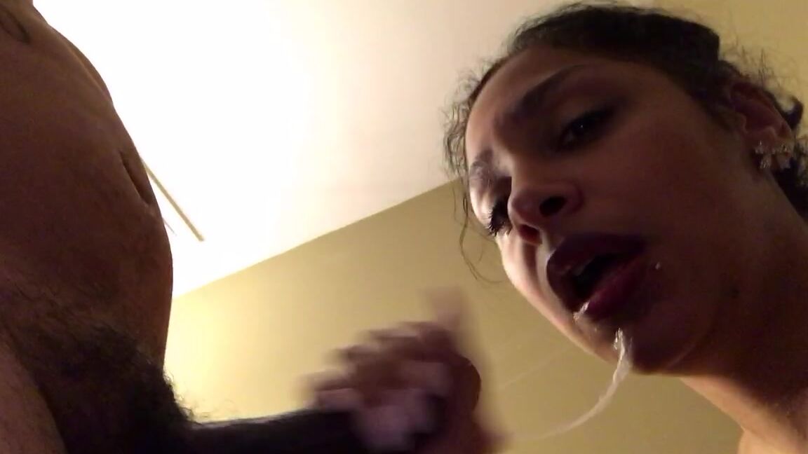 Black Cock, Cum Swallowers, Gag Reflex, Gag Talk, Gagging daddy slave deepthroat gagging on my master cock ManyVids