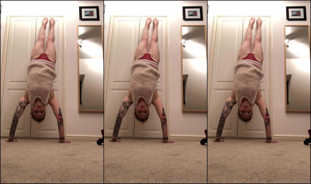 Miss Ruby Marks And Finally Handstand Press Ups The Gap Is Where I Go Back In T