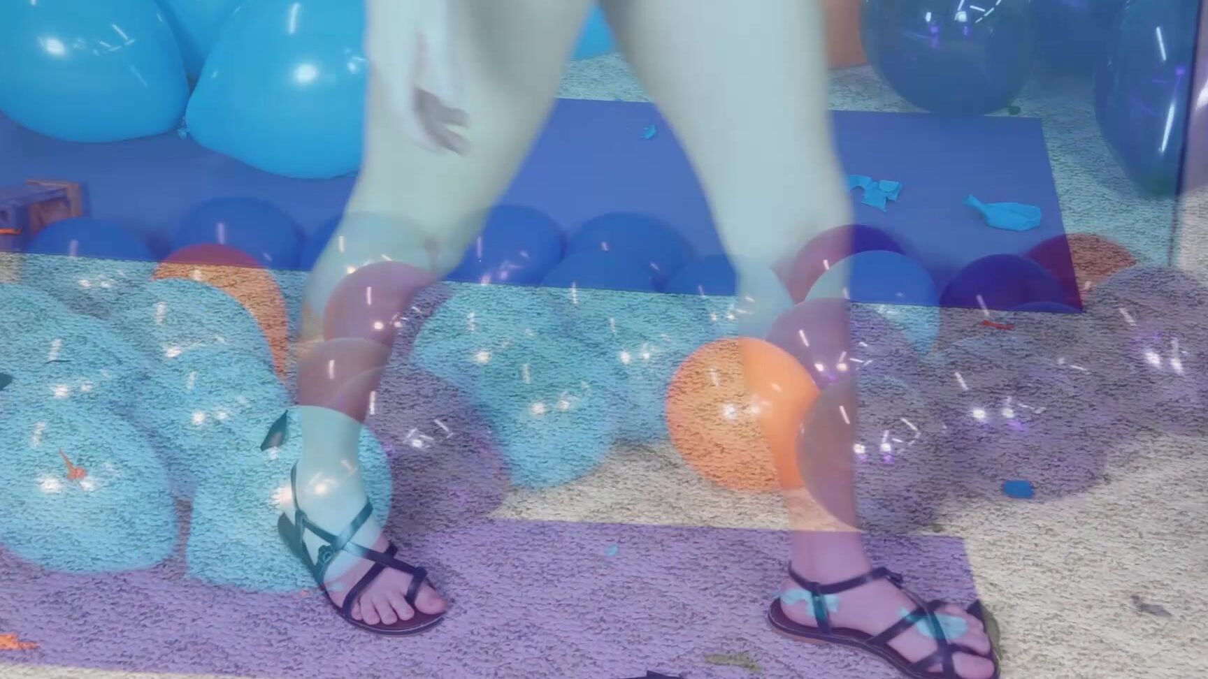 Custom Fetish Ambers Sandalheelpin Pop