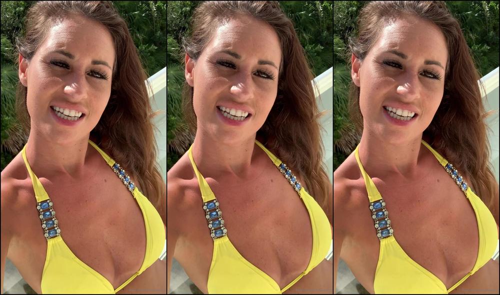 Jesswestxxx Sunshinesunday Yellow Bikini Today In Mexico