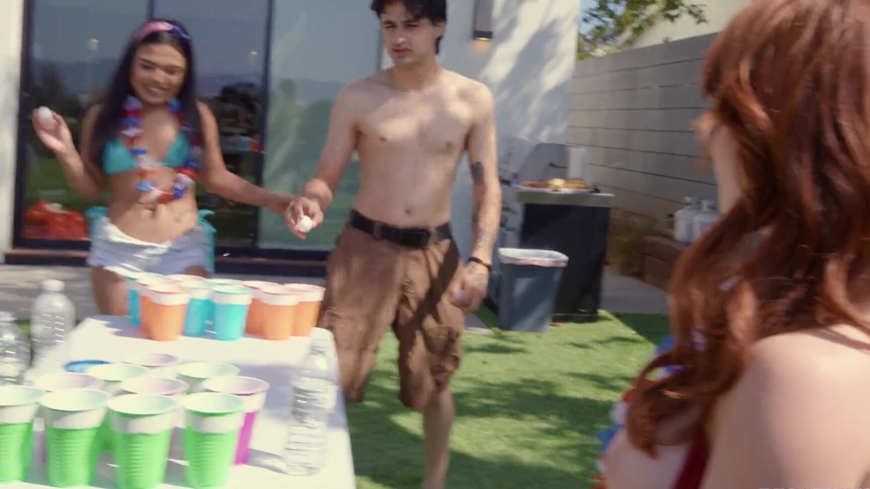 Party, Outdoors, Threesome, Doggystyle, Tattoo, Interracial, Blowjob, Cum Shot, Shaved, Missionary Alexia Anders, Alice Marie - Independence Pussy SiteRip