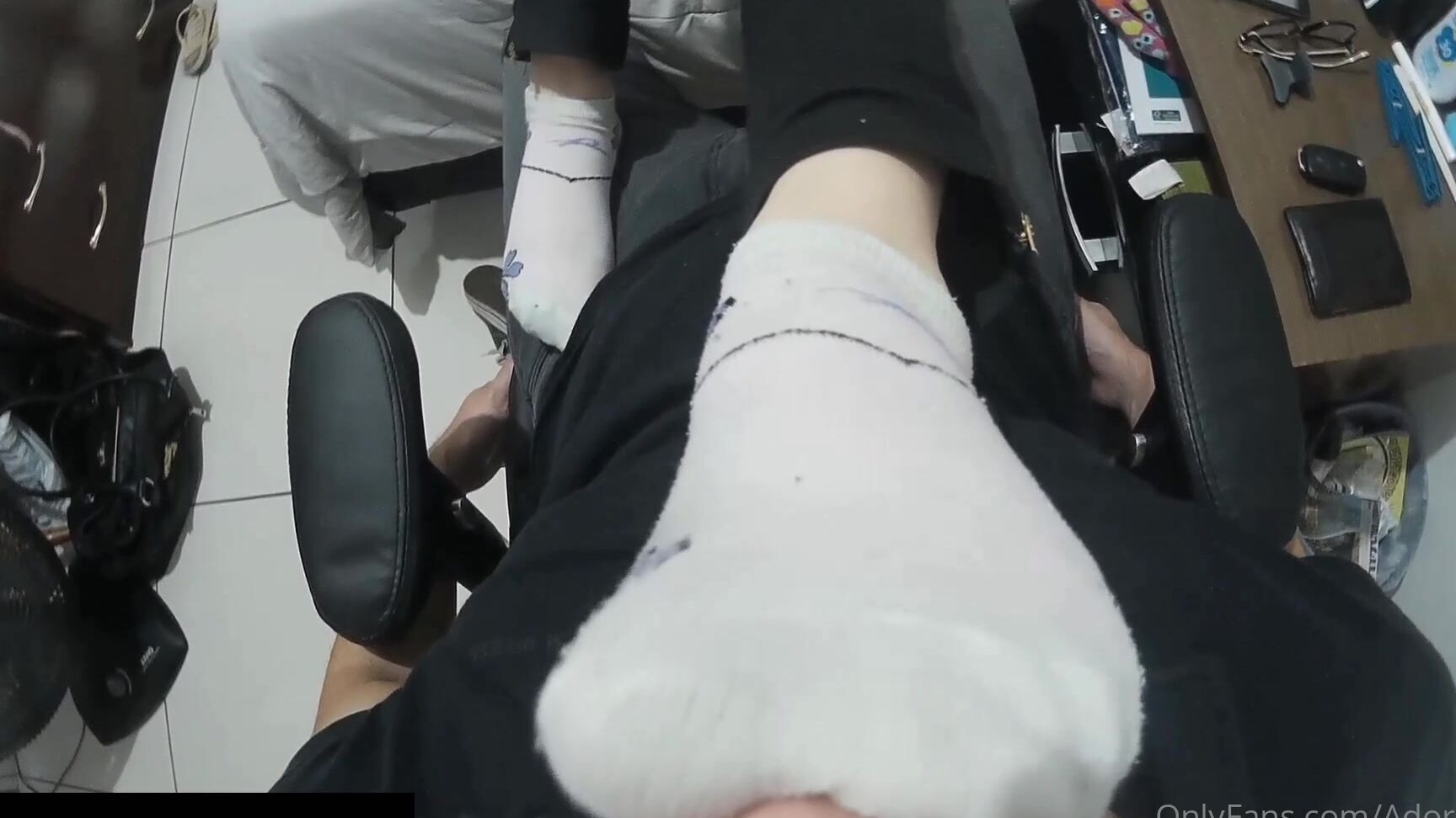 Adorezee Stinky Converse And Socks Foot Worship