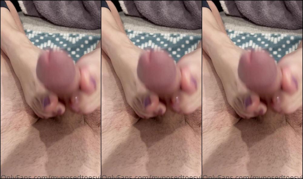 Myposedtoesvip Want To See My Pretty Purple Colored Toes Stroke