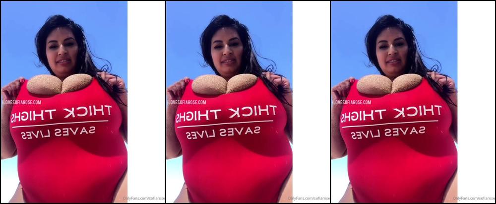 Sofiarose 324505044 05 18 2020 Seaside Booth Shaking And Titty Smacking