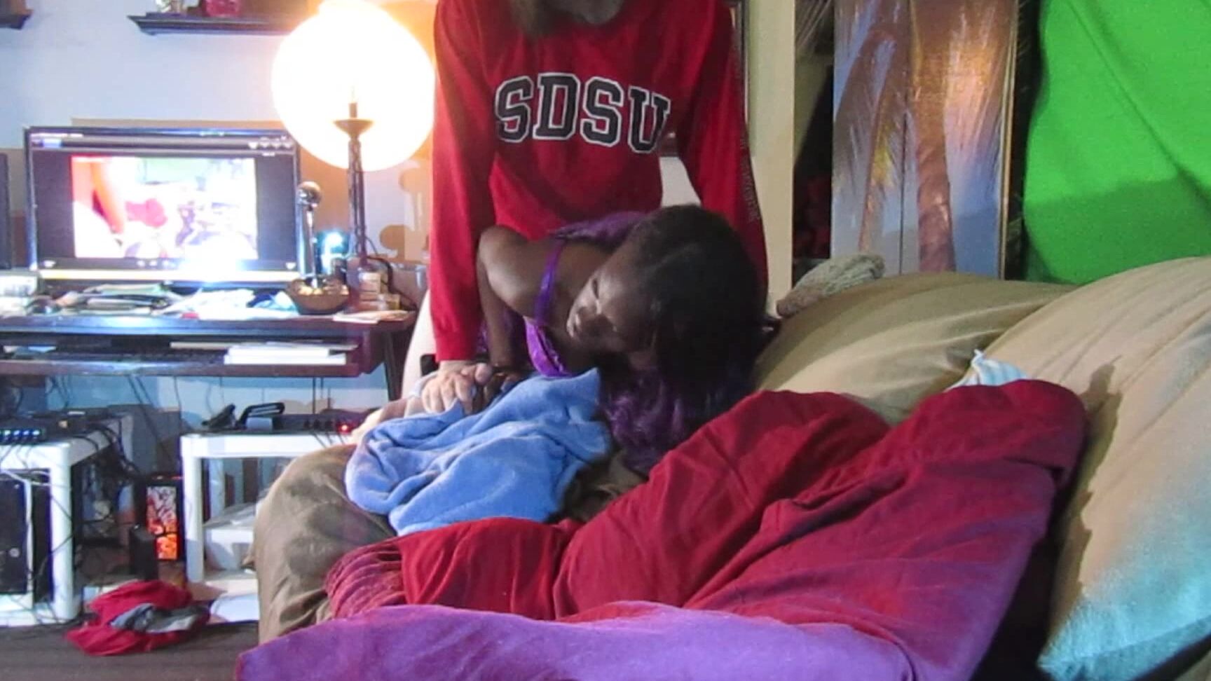 "nmjnaughtyvixens" adulttheater, blowjob, cowgirl, doggystyle, fucking Temple Love rides my cock good Manyvids