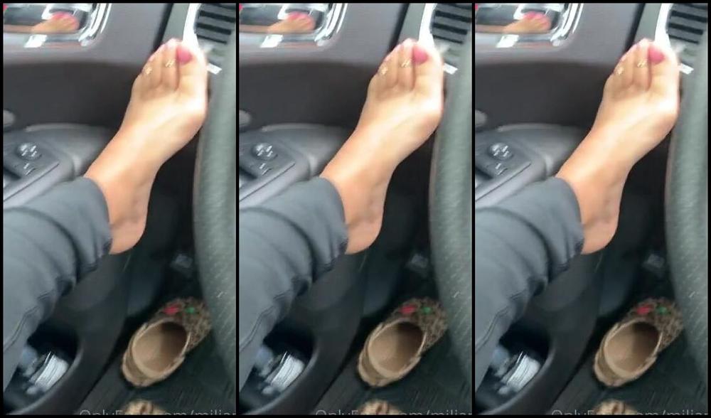 Miliani Nicknamed Miliani Onlyfans Crocsock Removal And Pedal Pumping Premium