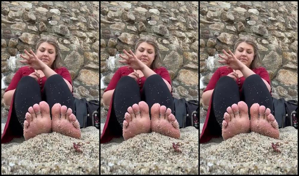 Tabitha Toes Nicknamed Tabithatoes 04 03 2022 Onlyfans Video Sandy Beach Feet Haha Sorry About The Background Noise I Had No Control Obviously 5Min