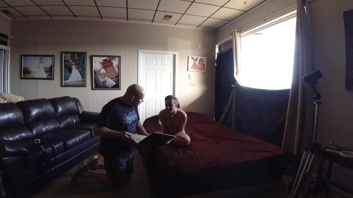 Lora Cross Bts Photoshoot With Oil And Honey