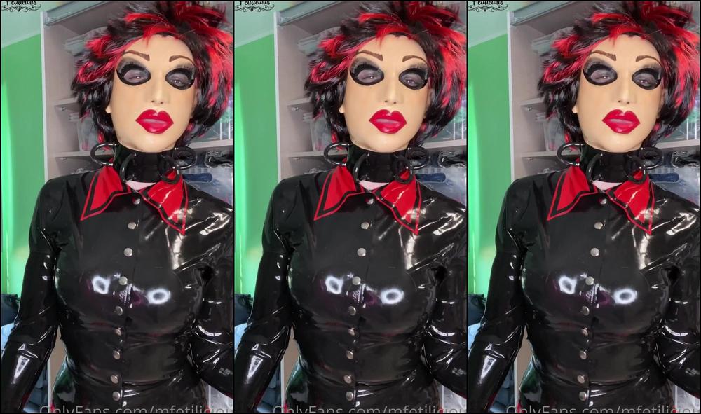 Mfetilicious New Female Mask Part A Rock Chick Look With My New Mask By Bea Miersch