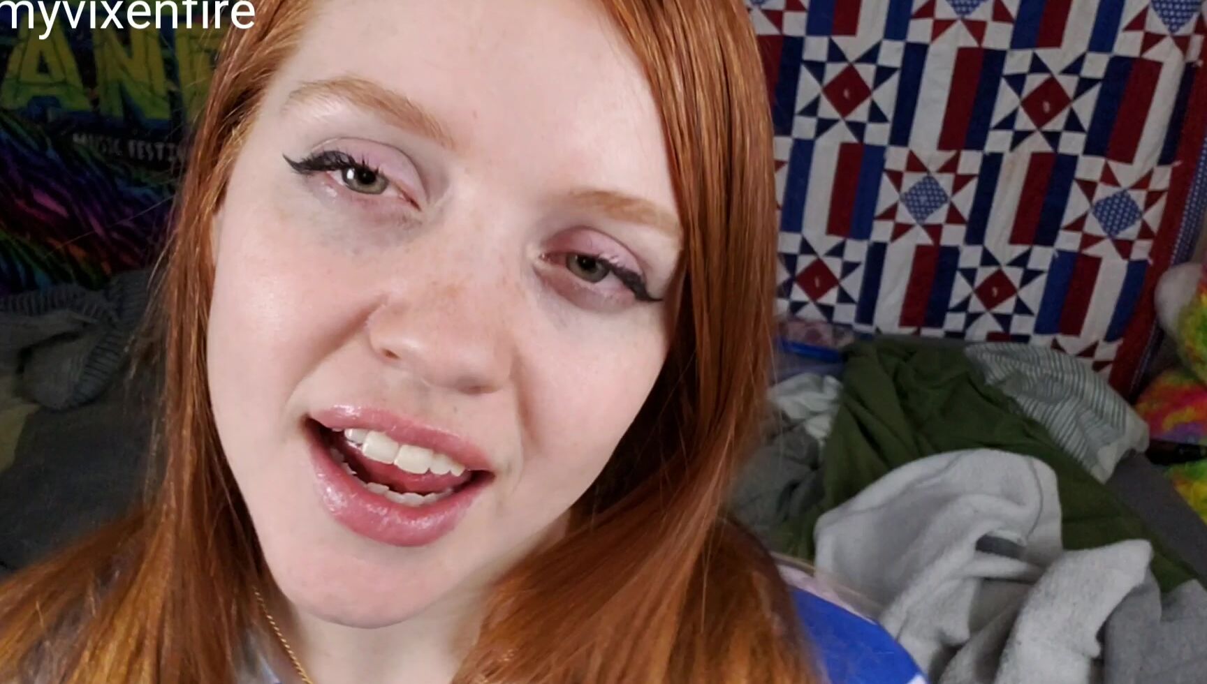 JOI, Redhead, Masturbation Humiliation, Female Domination, Eye Contact myvixenfire humiliating your habits joi ManyVids