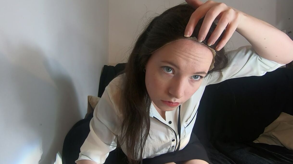 Erynrose The Process Of Hiding My Shaved Head Under My