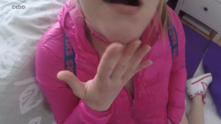 Dirtykristy Poppin In Pink Sloppy Bj Uncut