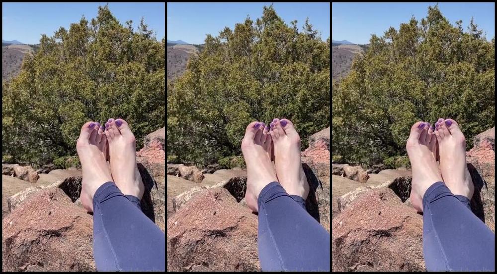 Goddess Mads Nicknamed Mad4Soles Onlyfans Was A Very Long 12 Mile Day In The Mountains If Only I Had A Good Foot Boy There To Pamper Them