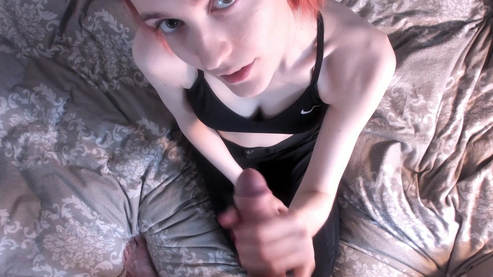 Cumshots,Footjobs,Handjobs,Redhead,Teens (18+) shinaryen handjob and footjob ruined orgasm ManyVids