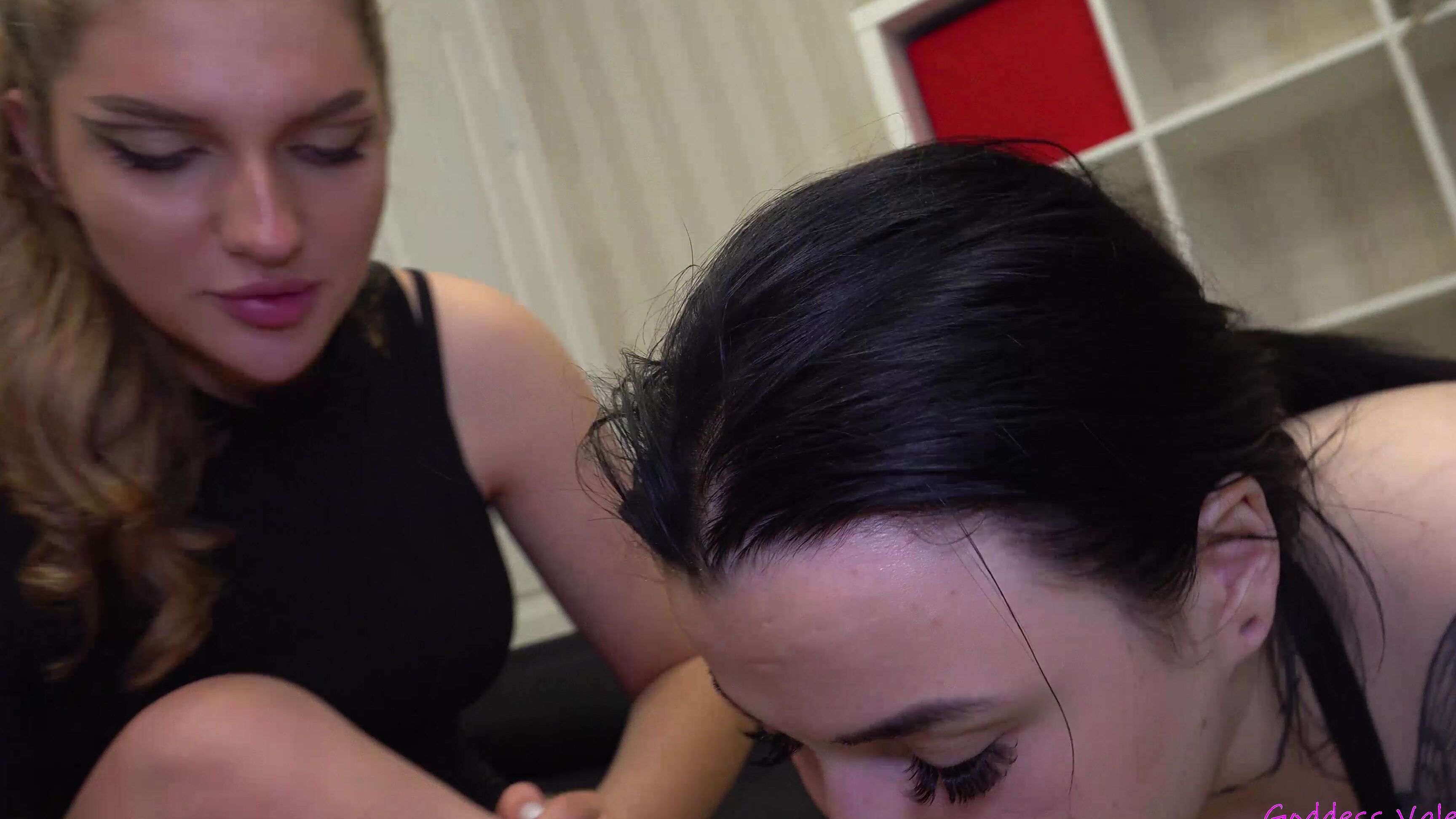 Goddess Valeria Three sweaty pairs of shoes for naked slut  Fetish