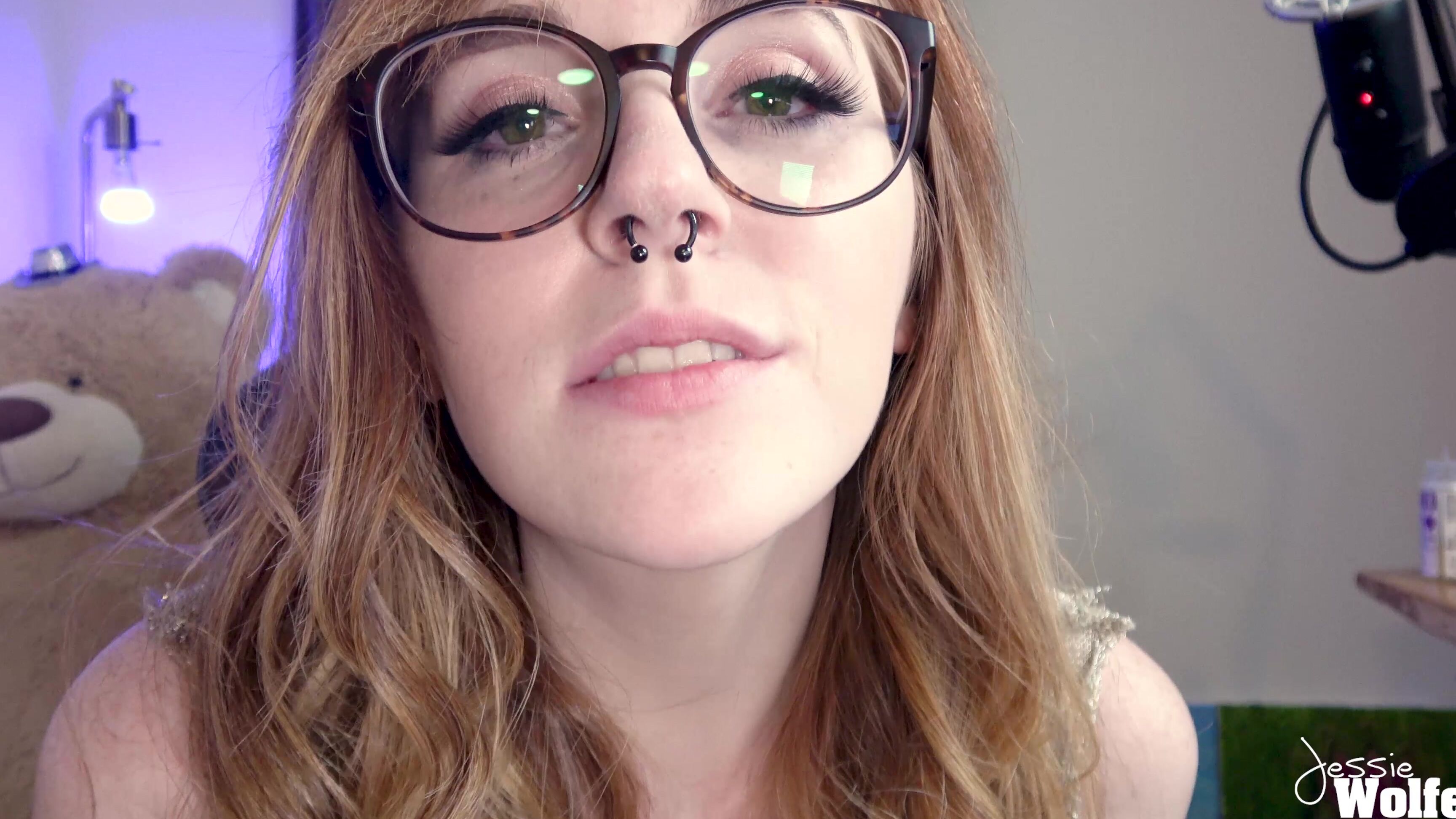 Femdom, JOI, Anal Play, Redhead, Eye Glasses jessie wolfe vaping millennial makes you finger your ManyVids