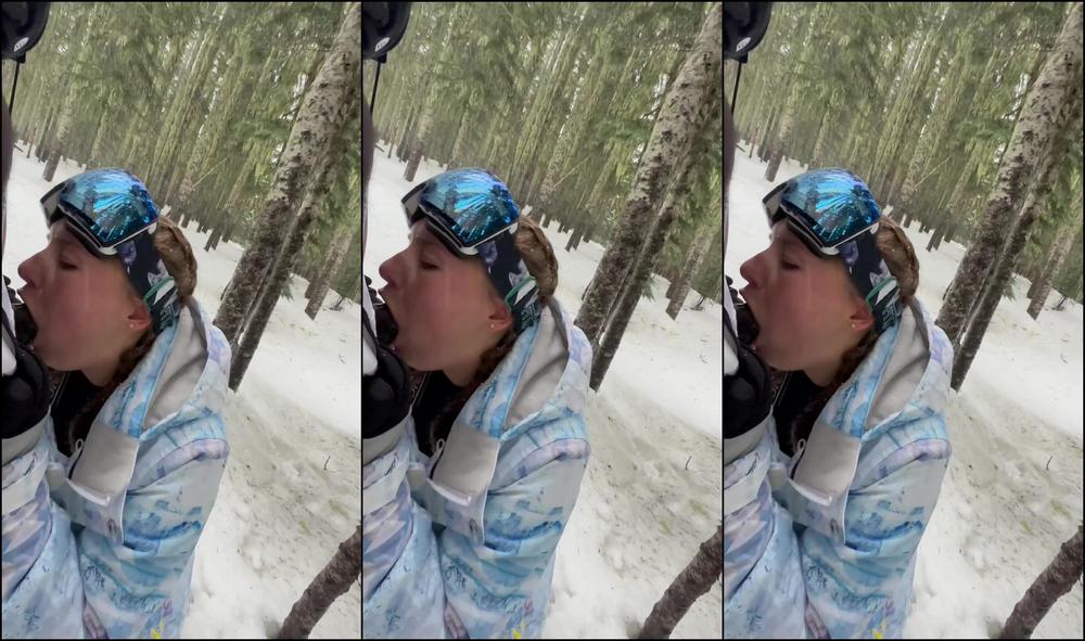 Amyyyy007 3181893251 01 30 2024 Taking Snowbunny To A Whole New Level Soooo As We Were Snowboarding We Decided To Go