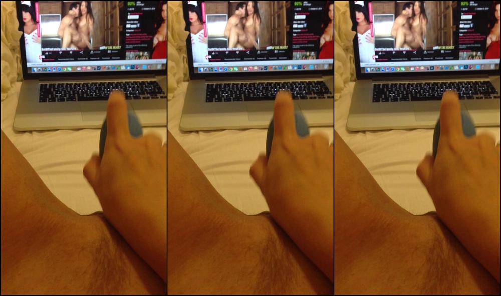 Sophiesticated Masturbating While Watching Porn
