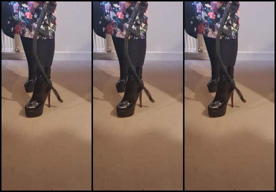Miss B Nicknamed Missb52S Onlyfans 02 04 2022 You Will Worship These Boots Then My Big Thick Cock